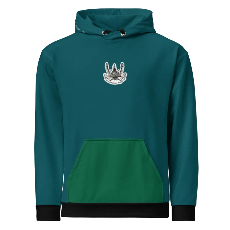 Teal Anchor Hoodie product image (2)
