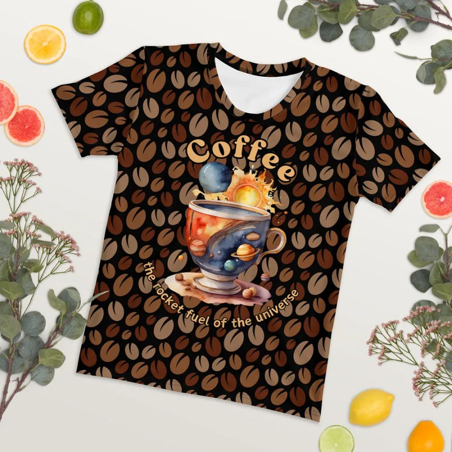 Coffee the Rocket Fuel of the Universe T-shirt product image (7)