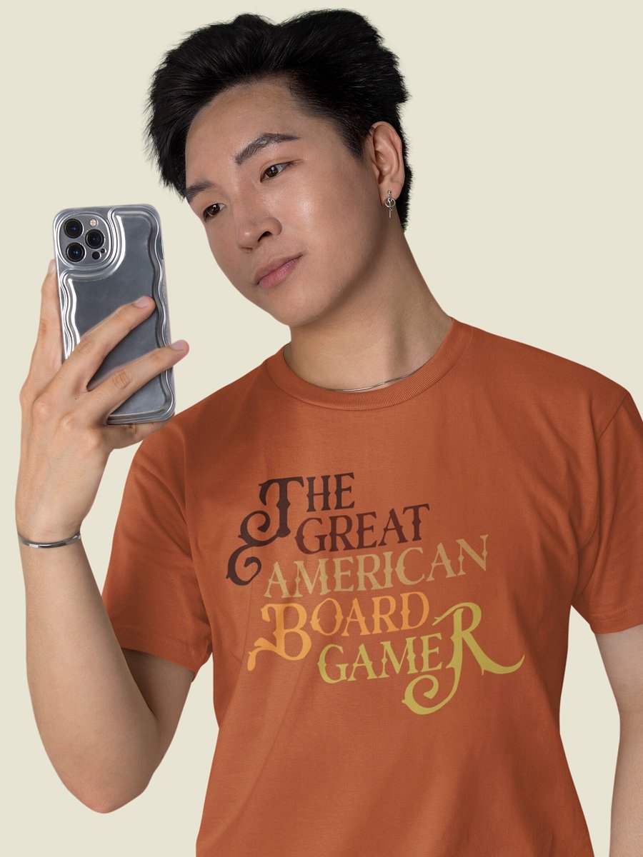 Great American Board Game Geek Retro T-shirt - Autumn product image (1)