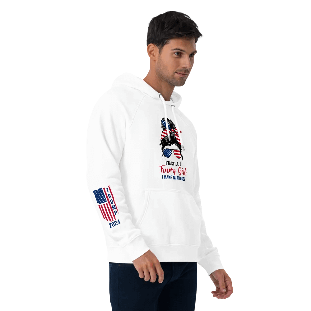 Trump Girl - Unisex Eco Raglan Hoodie product image (11)