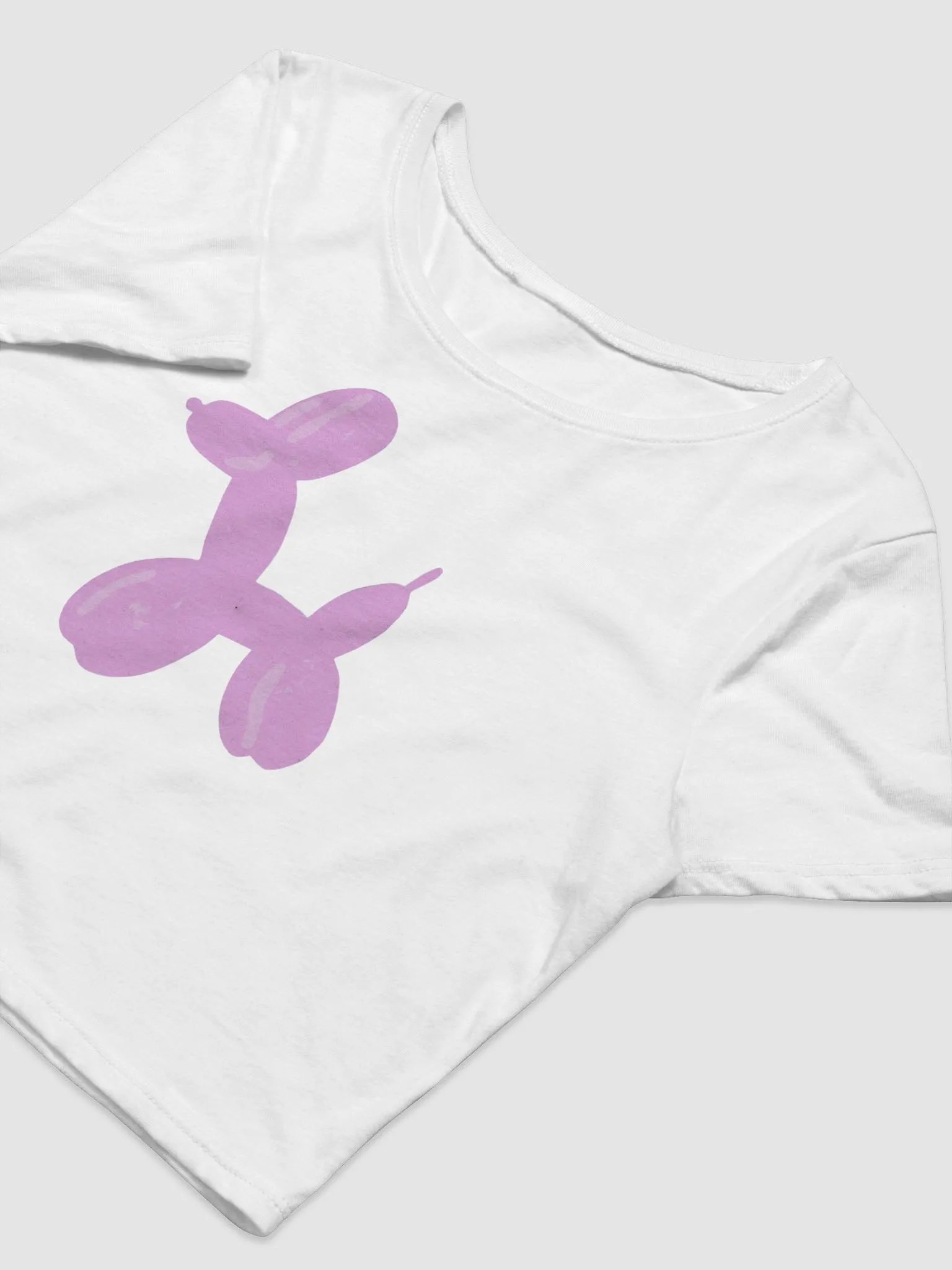 Puppy Love Balloon Dog Crop Tee product image (5)