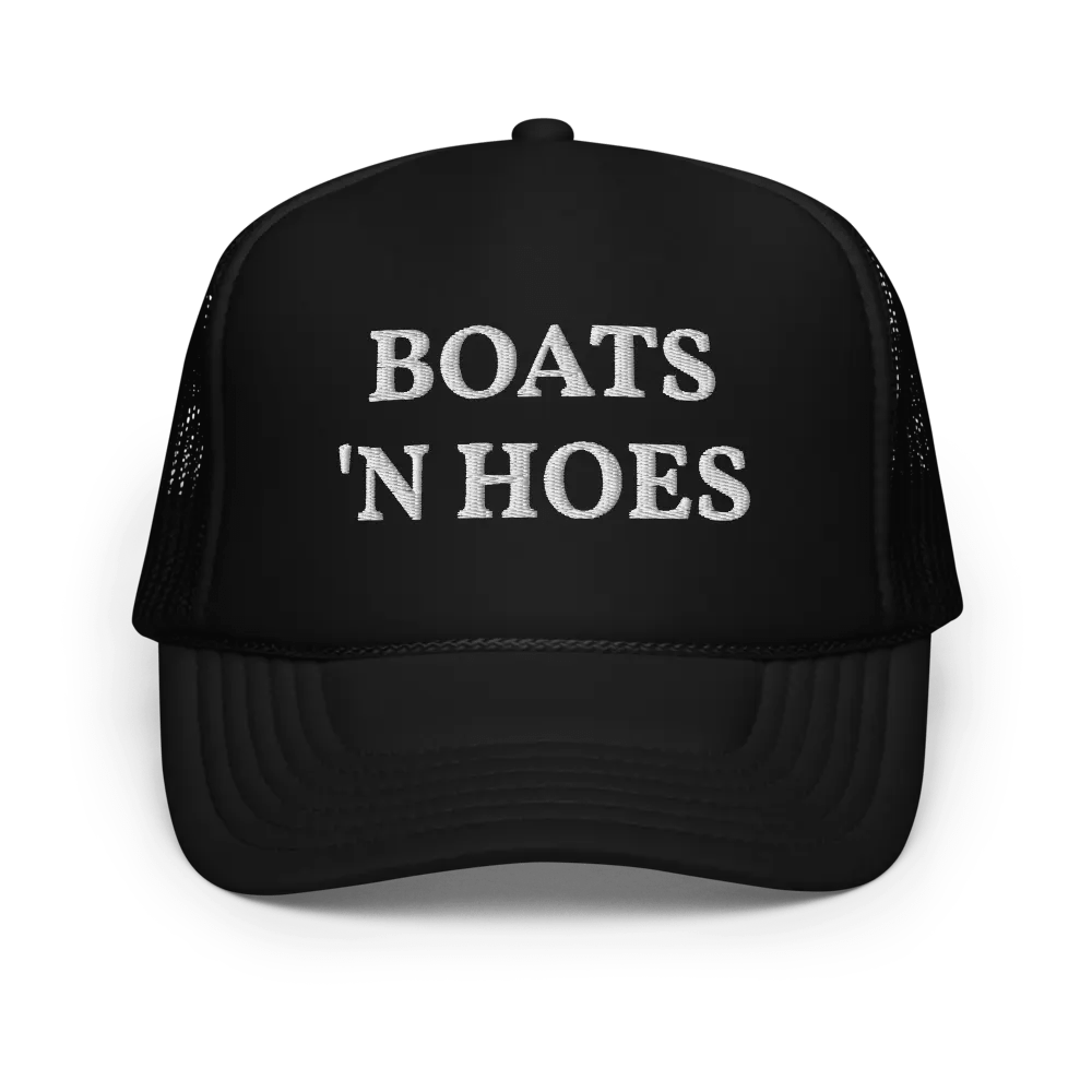 Boats N Hoes - Embroidered Trucker Hat Cap product image (1)