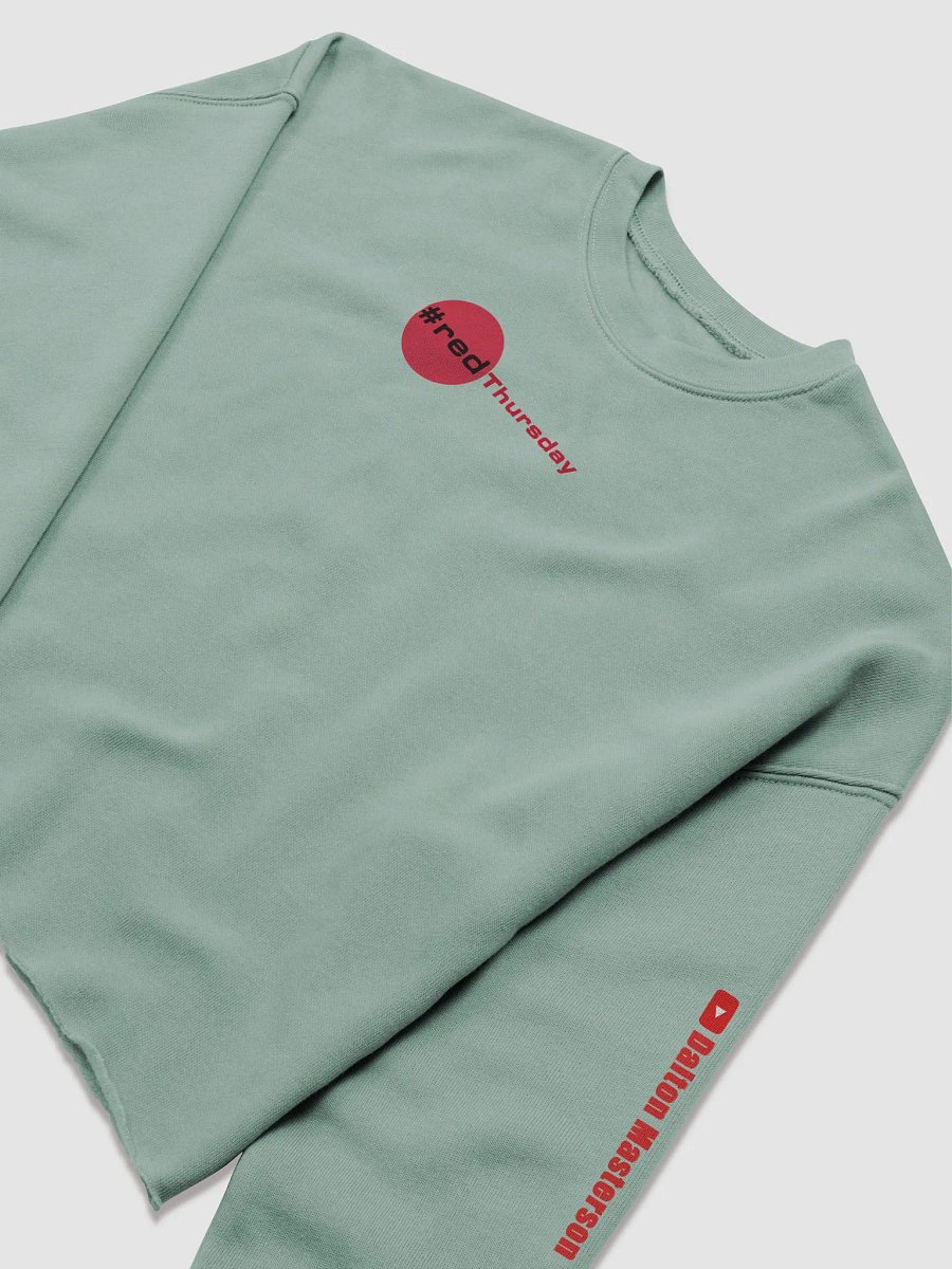 Women's Red Thursday Bella+Canvas Fleece Crop Sweatshirt product image (3)