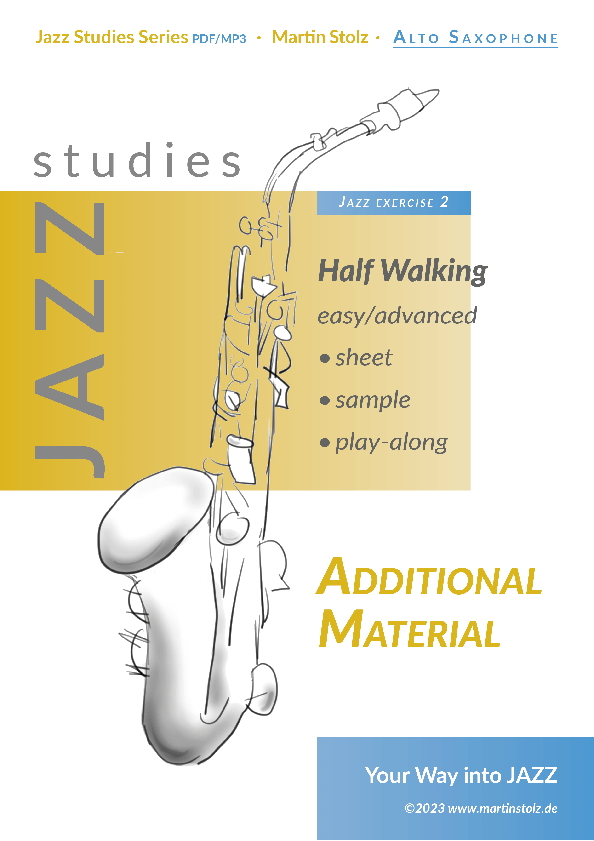 Half Walking - Alto Saxophone (Exercise 2 Jazz Studies) product image (1)