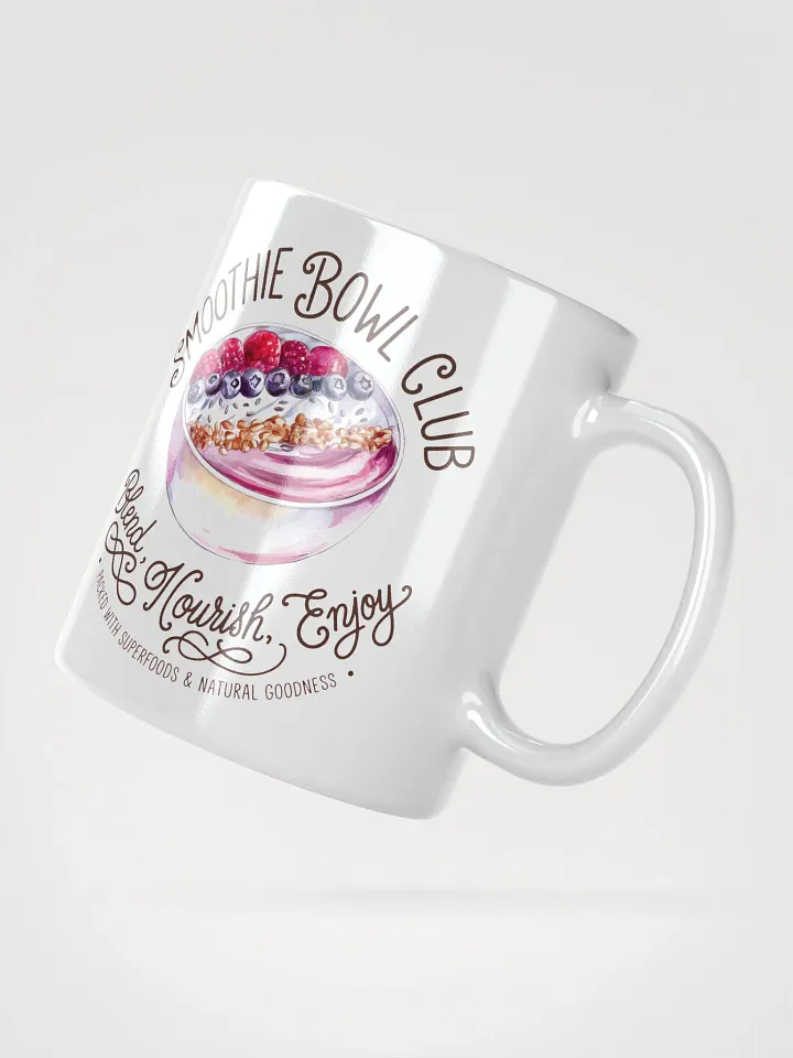 Smoothie Bowl Club White Glossy Mug product image (2)