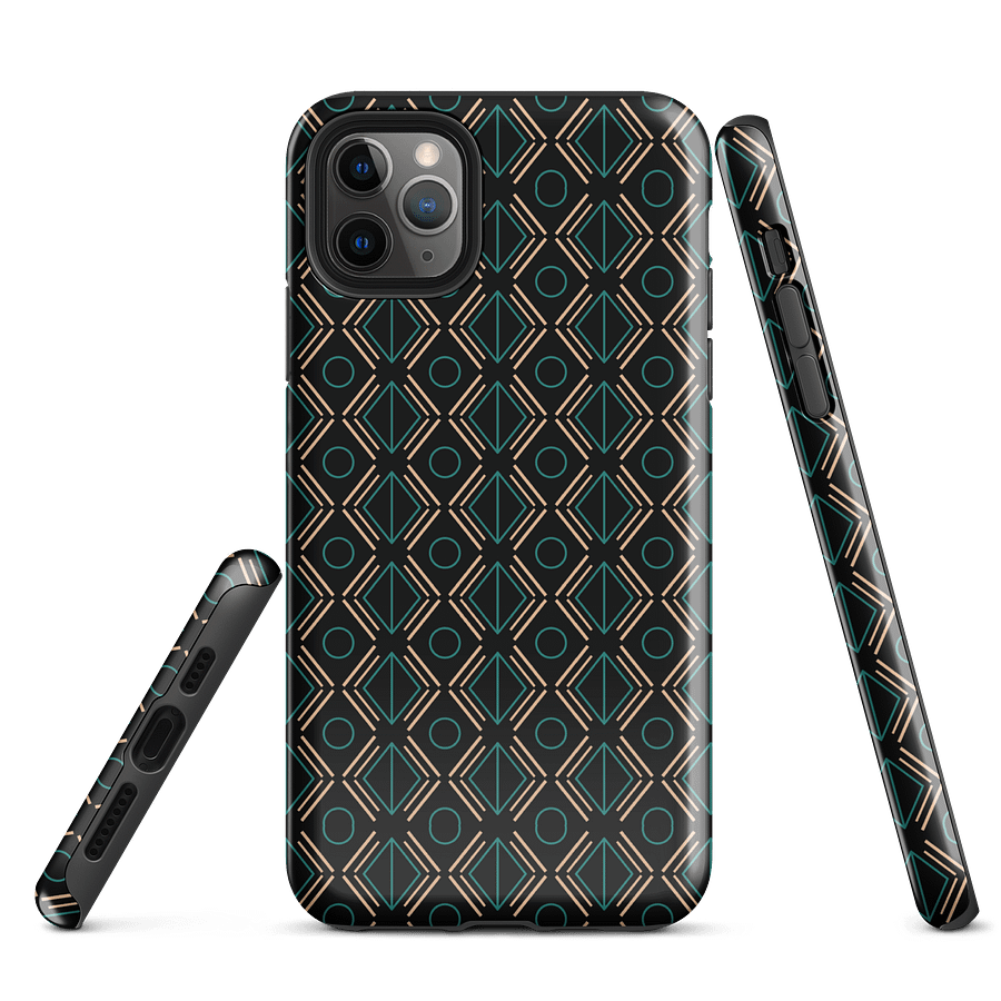 Aura Geometric Print Tough Case for iPhone product image (5)