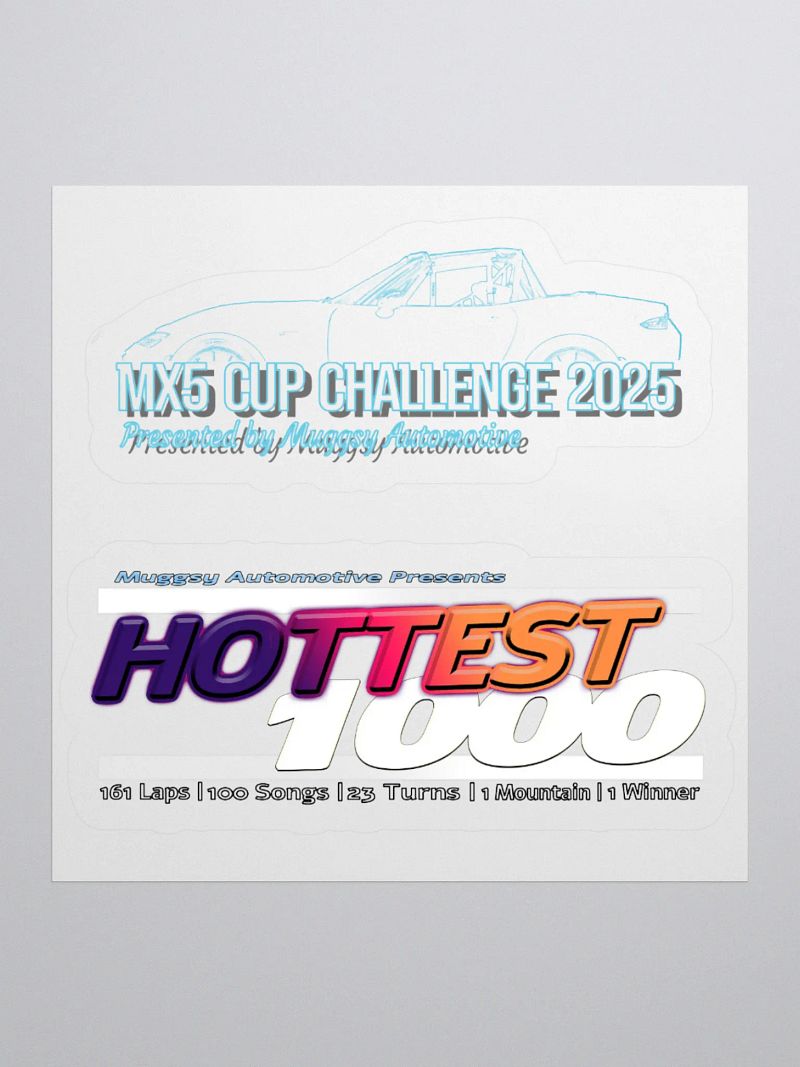 Racing Event Stickers