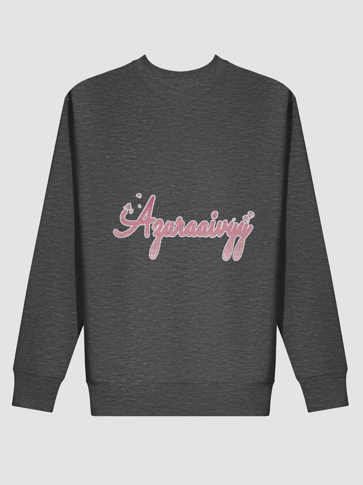 Azuraairy Pink Cursive Sweatshirt product image (2)