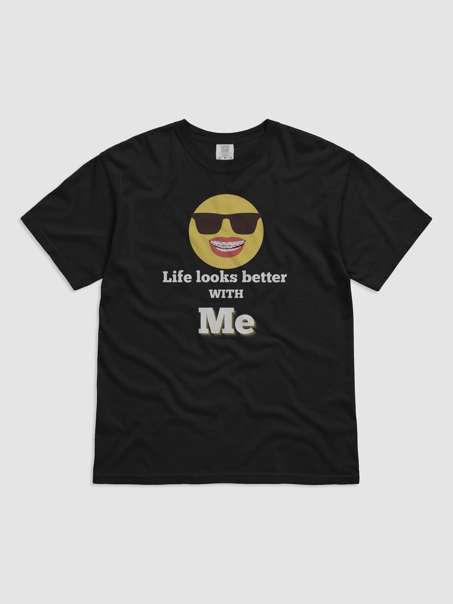 Trust The Vibe: "Life Looks Better with Me" Statement Tee product image (1)