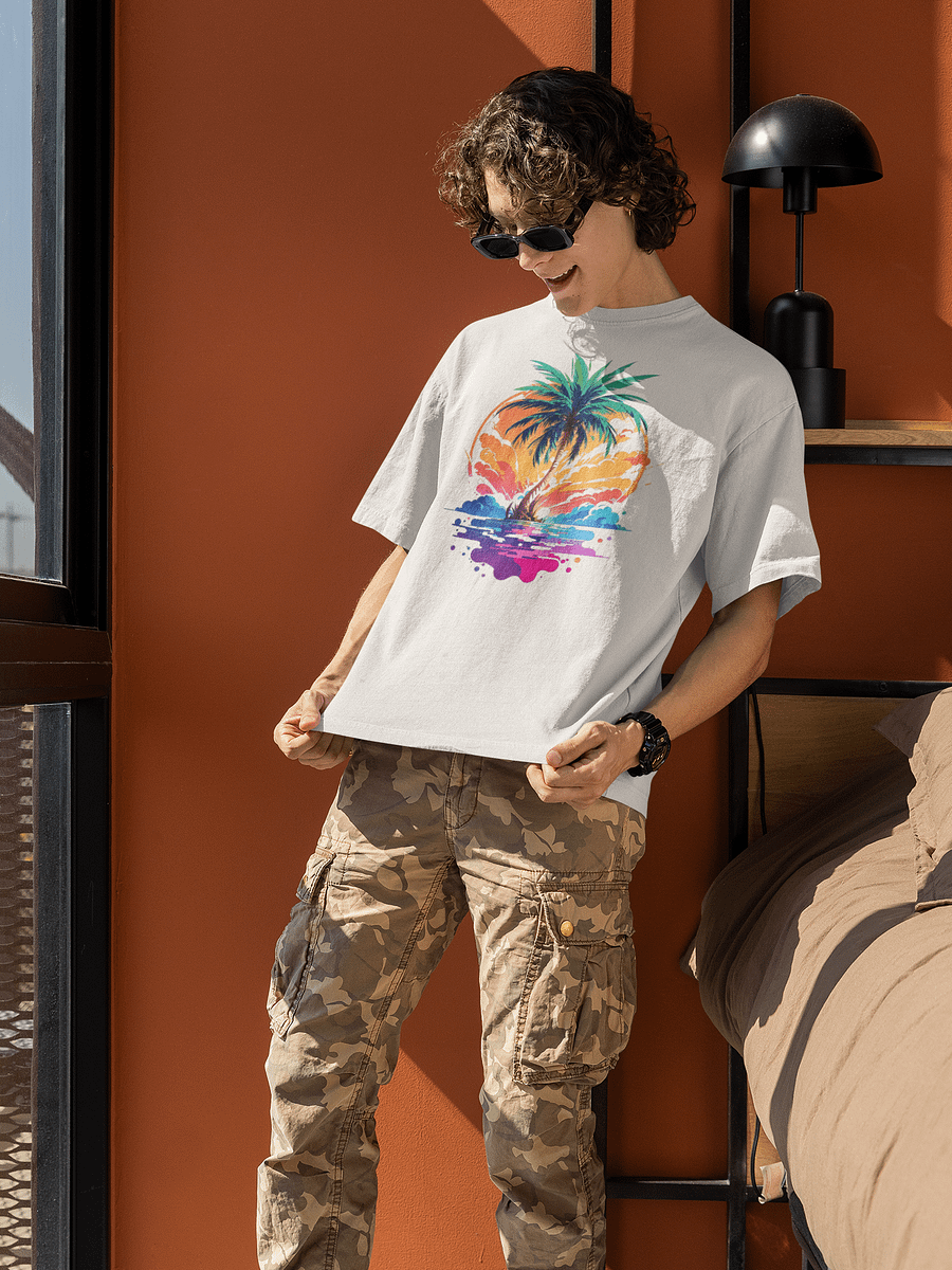 Palm Paradise Oversized Tee product image (23)
