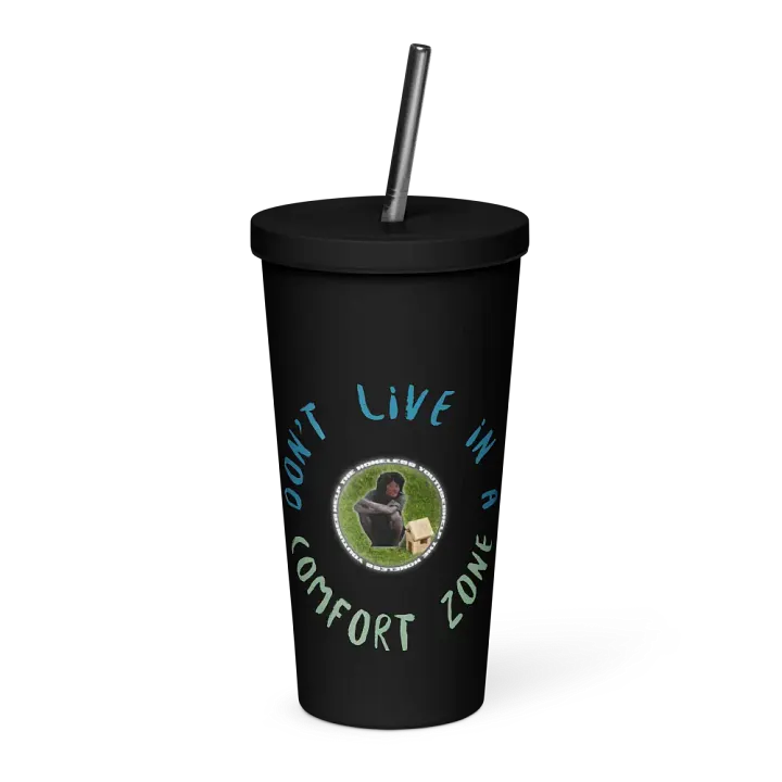 Homeless Vibrant Insulated Tumbler: Escape the Comfort Zone product image (1)