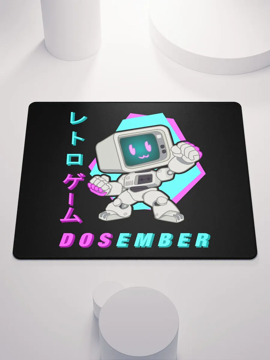 Dosember 2024 Mouse Pad CGA (blue-megenta) product image (1)