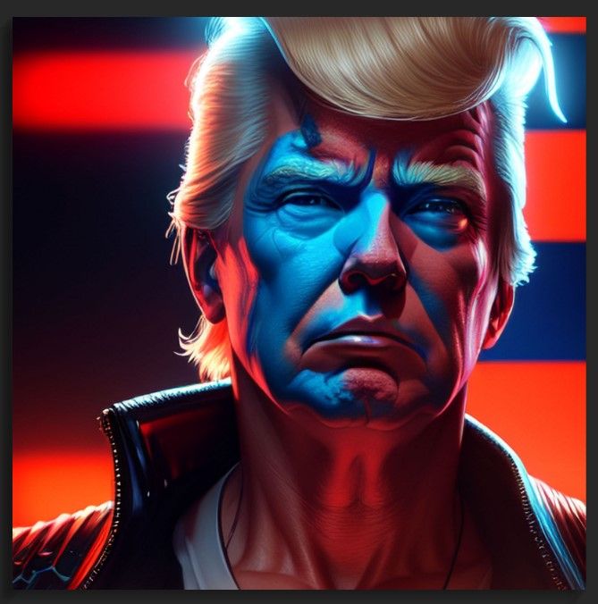 Westside Trump - LIMITED EDITION METAL PRINT product image (1)