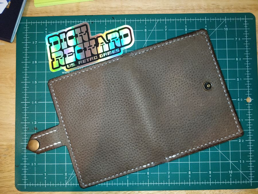Brown Pebble Grain Passport Holder V1.0-C product image (5)