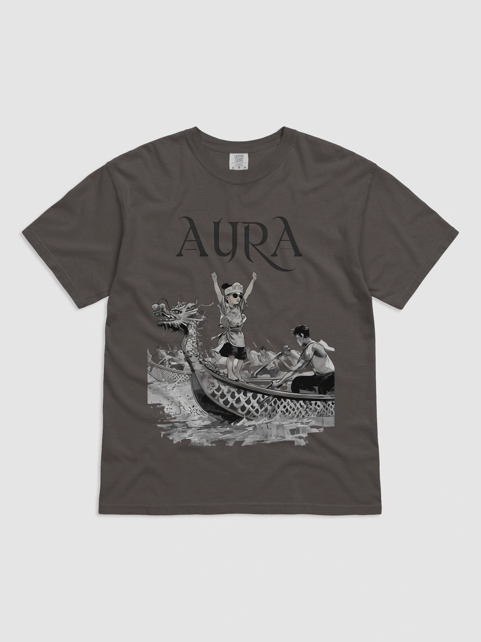 Mystical Dragon Boat Race | Aura Art Print product image (1)