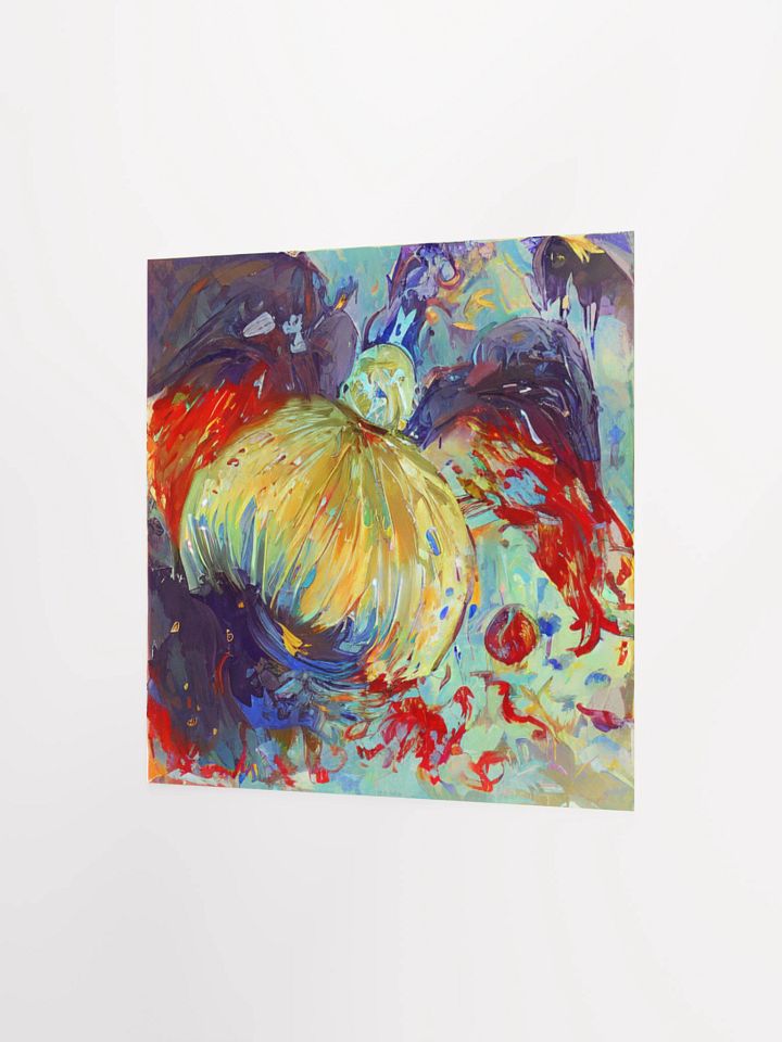 Chaos in Color: Abstract Matte Poster product image (6)