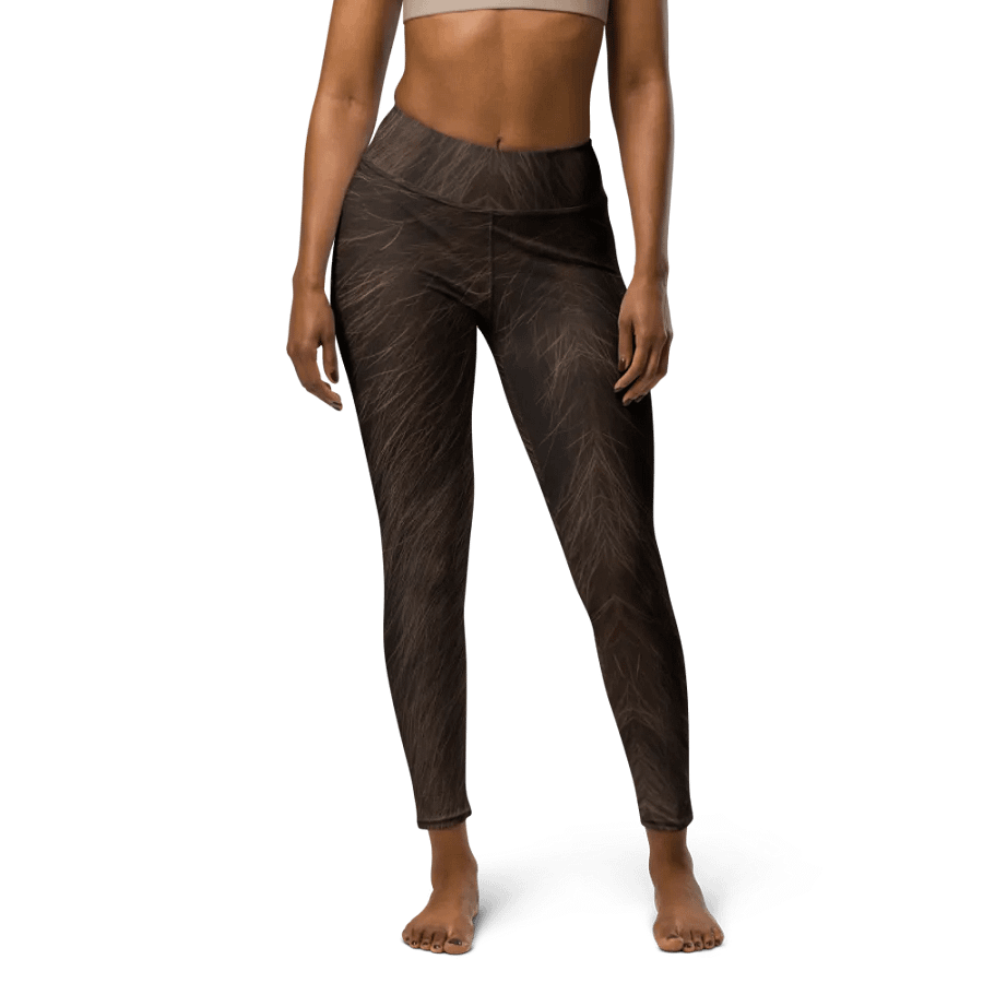 Havana Brown Cat Yoga Leggings product image (1)