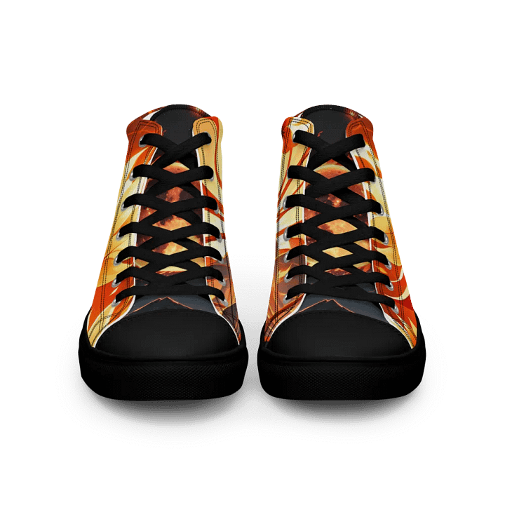 Floral Flame High Tops (Fire Element Inspired) product image (2)