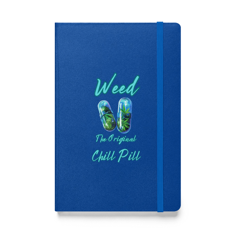 Chill Pill Cannabis Anxiety/Mental Health Hardcover Journal product image (2)