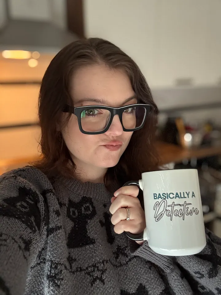 Basically a Detective Serial Napper Mug product image (1)