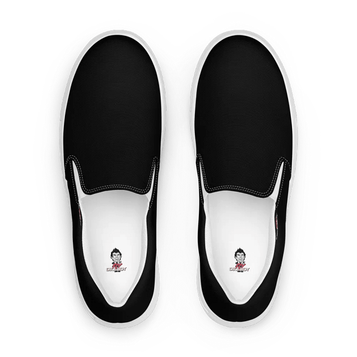 Fly Diiqqiidy Black/White Men's Slip-On Canvas Shoes product image (2)