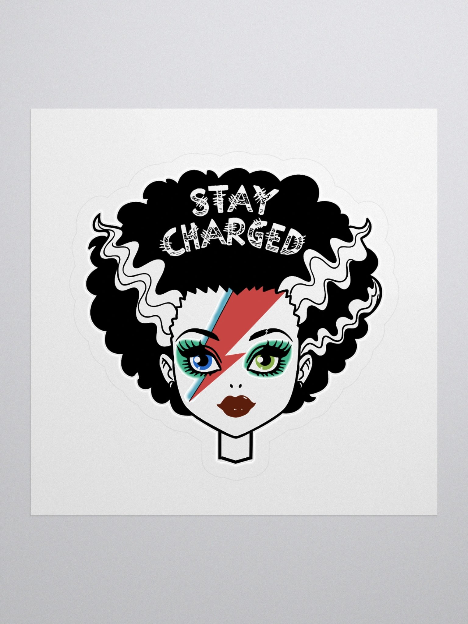 Frankie Speaks Stay Charged (sticker) product image (1)