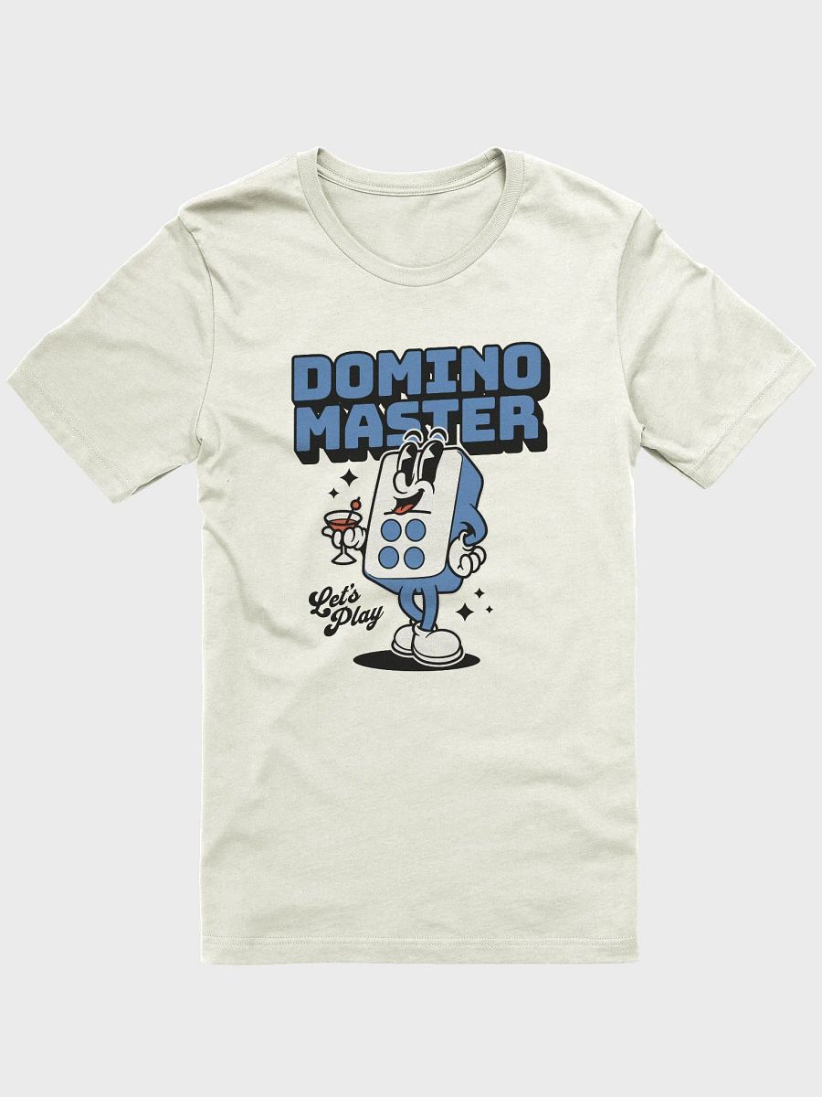 Domino master retro dice T-shirt, funny gamble retro Tee product image (1)