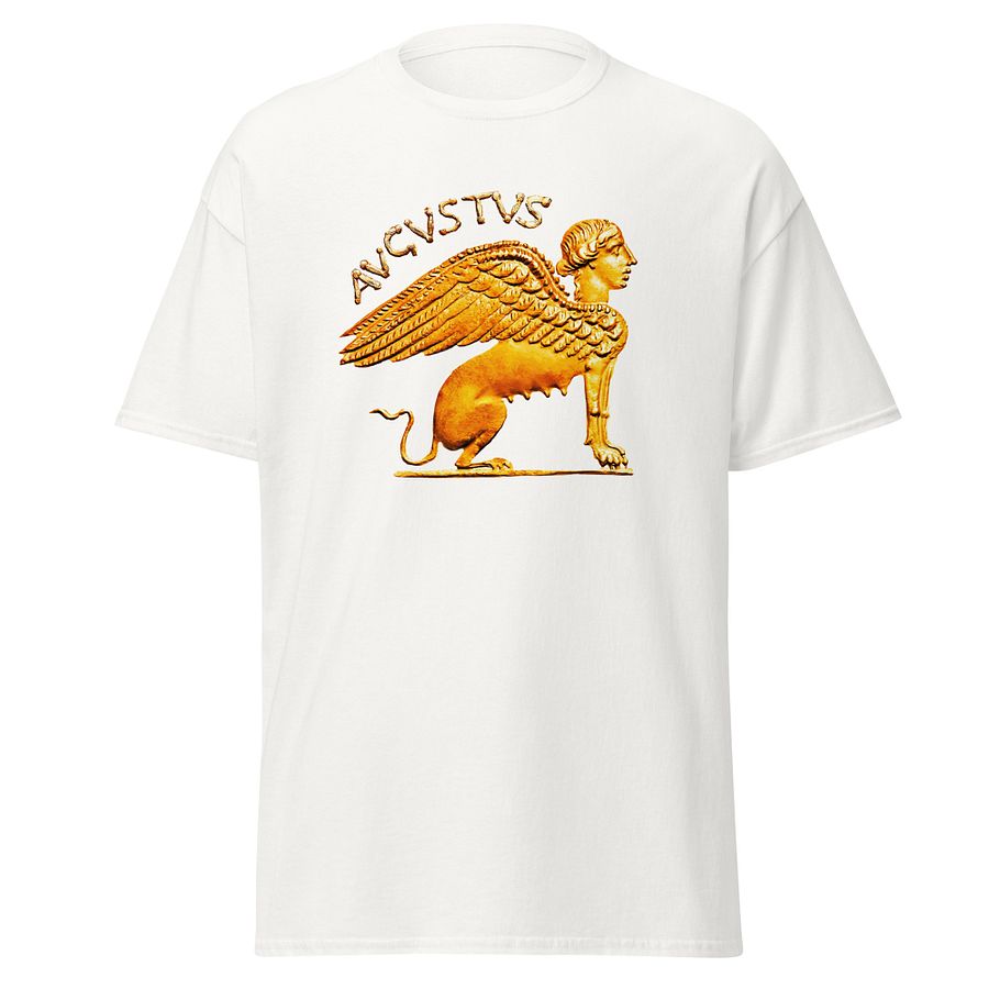 Augustus Octavian Sphinx Ancient Rome 27 BC, White T-Shirt product image (1)