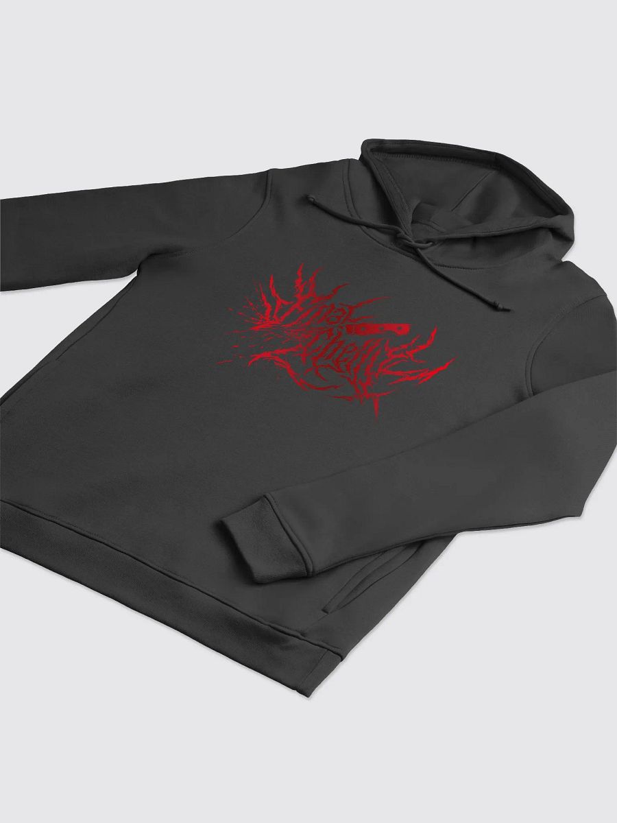 Keep It Metal Red Logo Womens Organic Printed Hoodie product image (3)