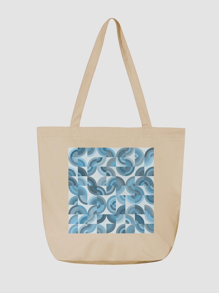 Wave Motion Organic Tote Bag product image (5)