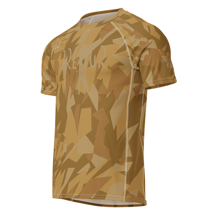 DRENGR Full-M90 Tan Short Rash Guard product image (1)