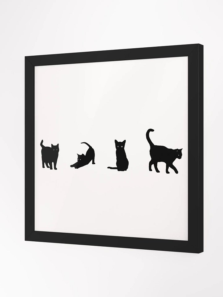 Little Black Cats Framed Poster product image (2)