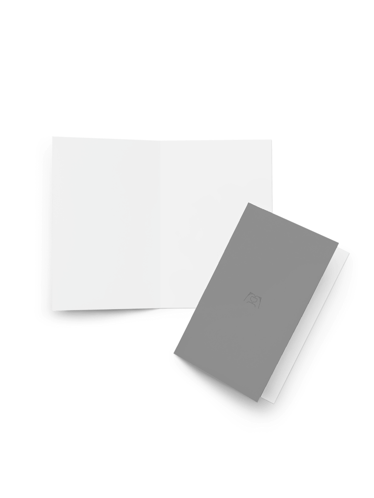 Heart Inside. Grey Only. Greeting Card product image (3)