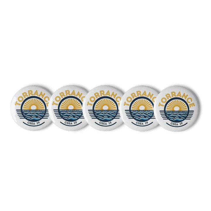 TUSD/CSEA Sun & Waves Pin Badge Set product image (2)