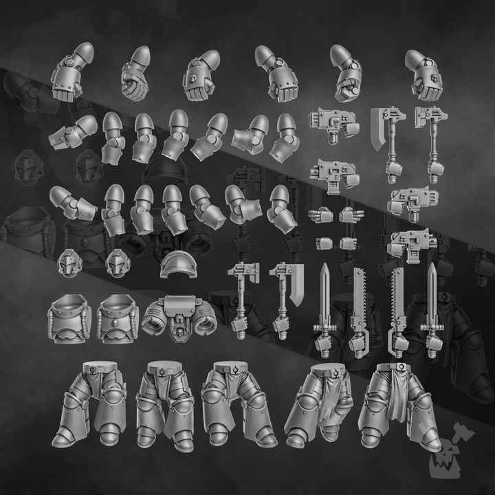 Space Knights Storm Squad with Jetpacks (build kit) product image (1)