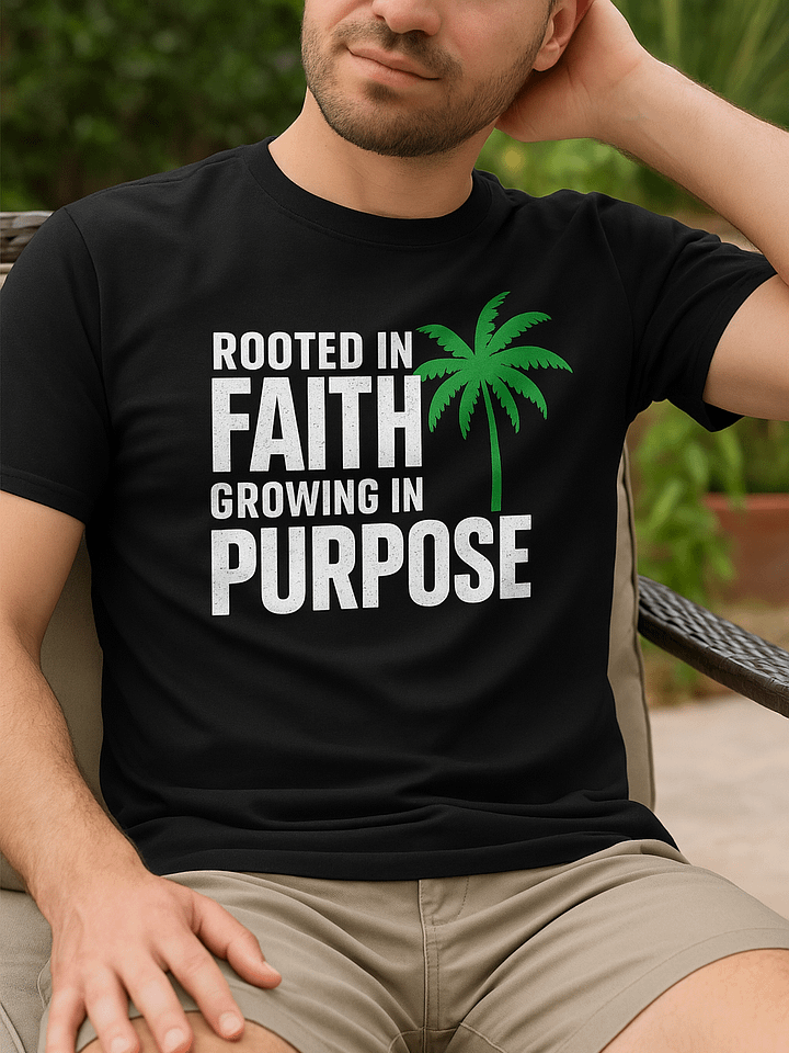 Rooted in Faith, Growing in Purpose Unisex Tee product image (2)