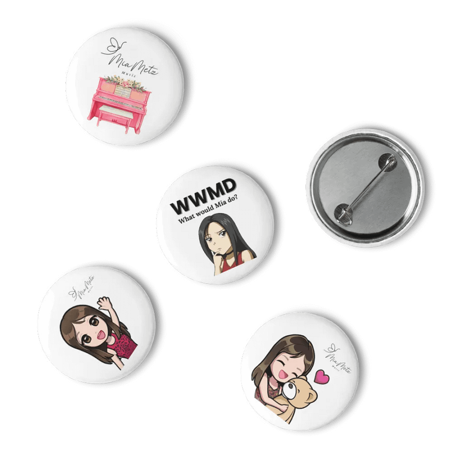 MiaMetzMusic Set of 5 Pins product image (4)