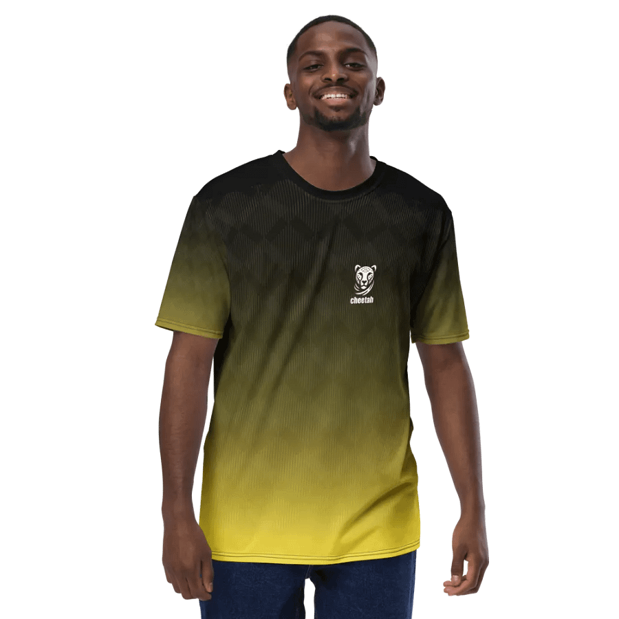 yellow wave sport T-Shirt product image (5)