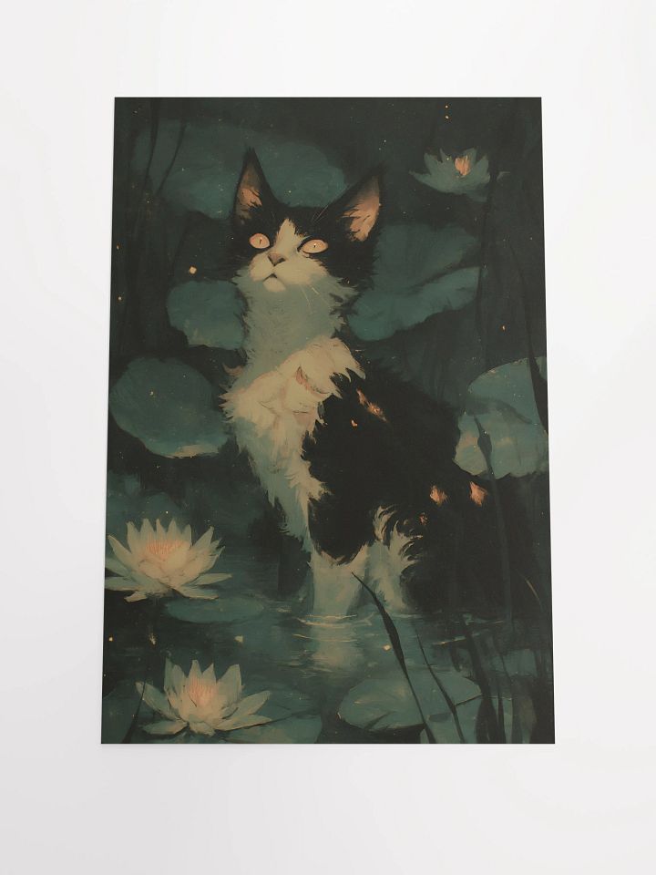 Starry Night Cat Poster product image (2)