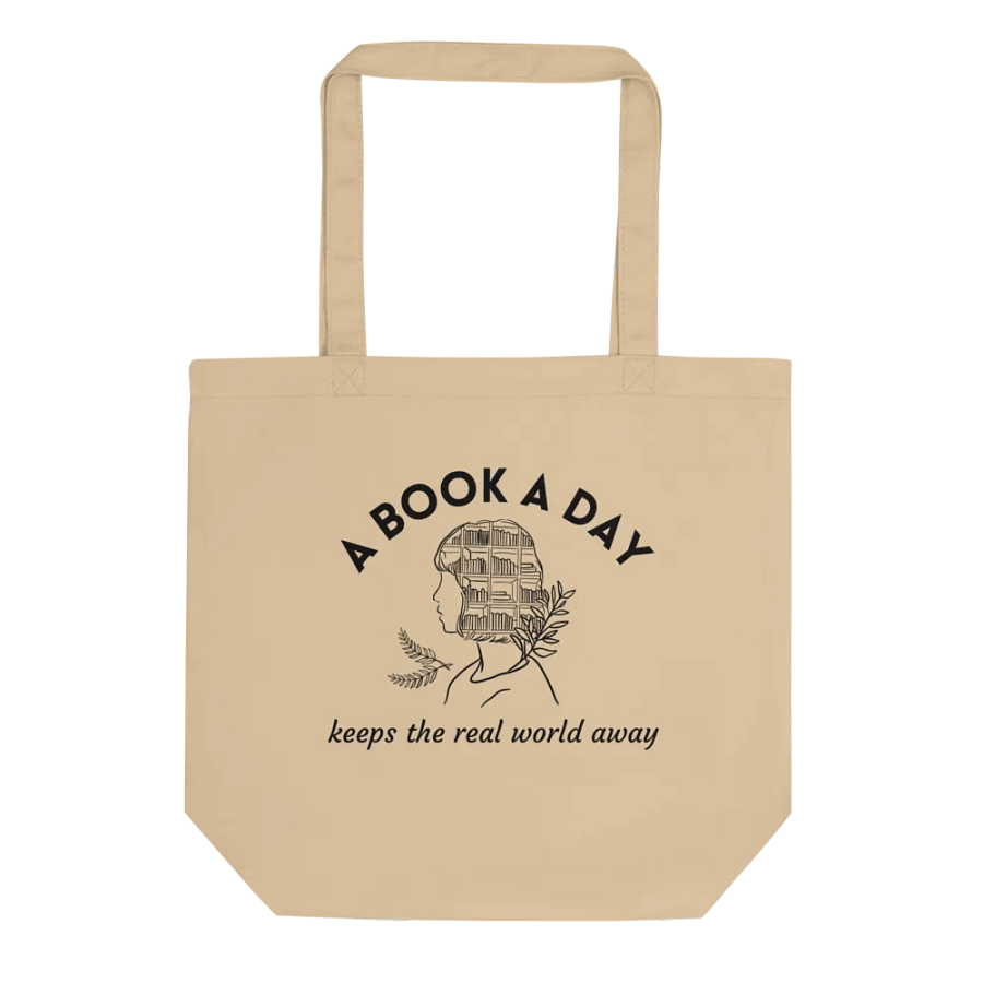 A Book a Day Keeps the Real World Away Tote Bag product image (1)