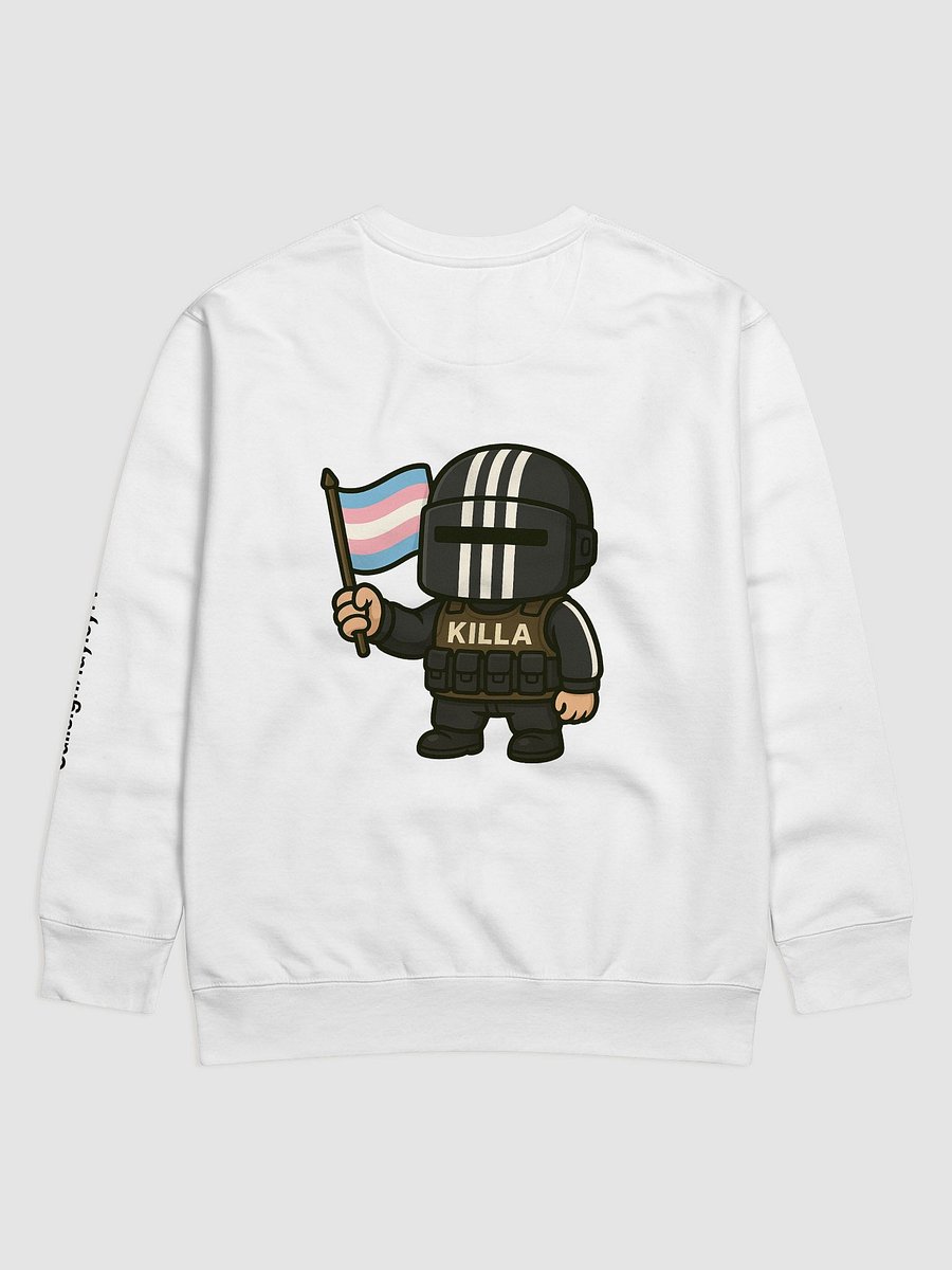 Raid With Pride – Trans Edition Sweatshirt (White) product image (2)