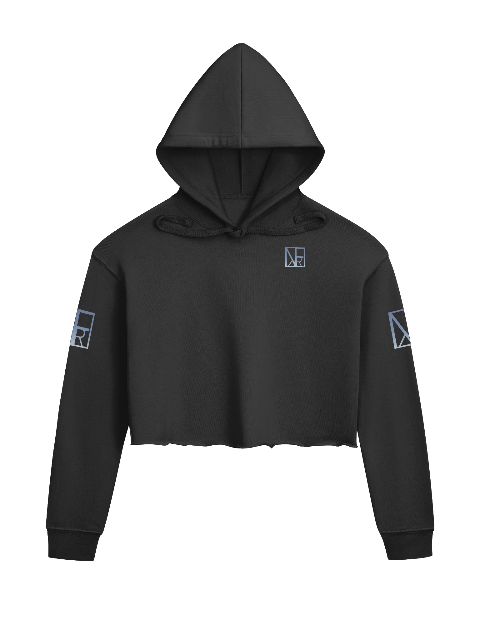 Frenchkittie Name Logo Crop Hoodie product image (3)