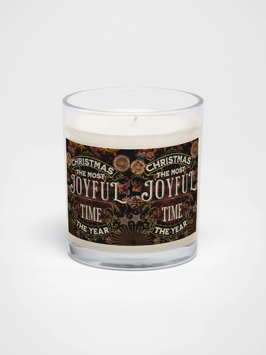 Vintage Christmas Joy Soy Wax Candle for couples friends colleagues family product image (1)
