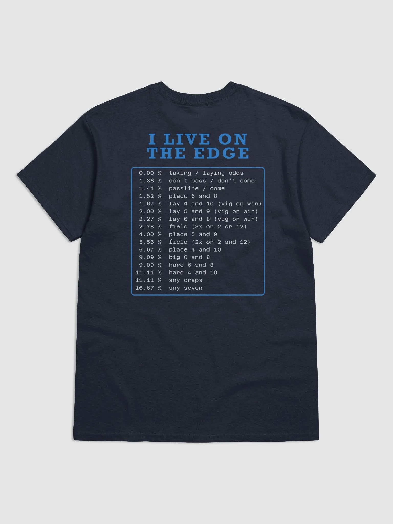 "I Live on the Edge" T-Shirt product image (1)