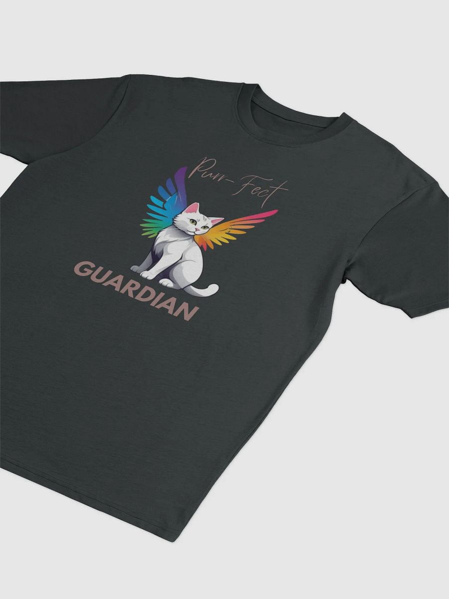 Purr-Fect Guardian Angel Cat Tee product image (3)