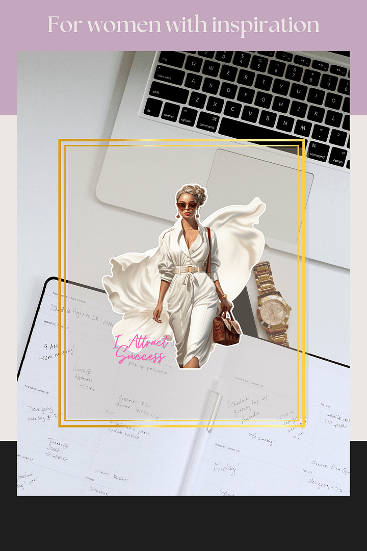 Inspirational sticker, I Attract Success product image (1)