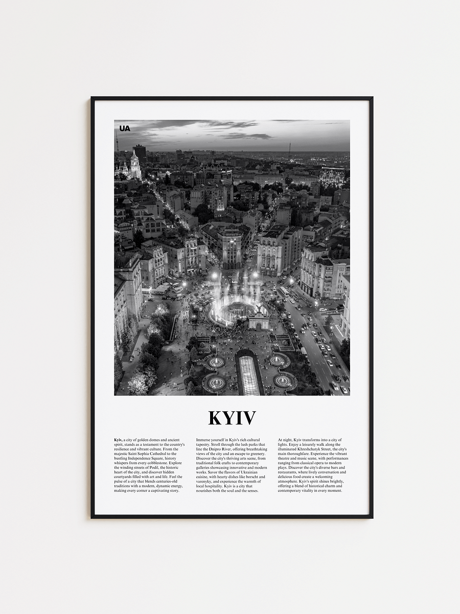Kyiv 01 Newspaper Poster product image (1)