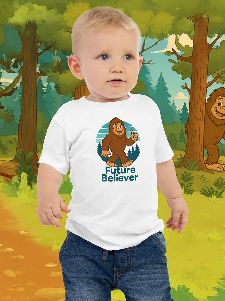 Bigfoot Toddler T-Shirt – Future Believer Sasquatch Tee for Kids | Funny Cryptid Shirt for Boys & Girls product image (1)