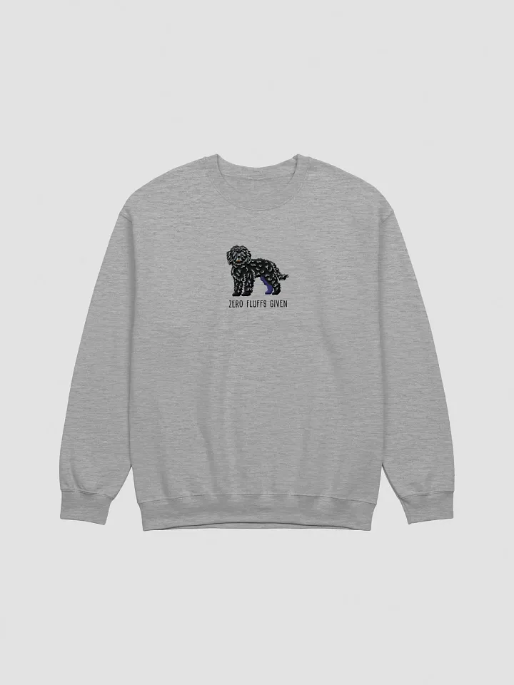 Zero Fluffs Given Sweatshirt (Embroidered) of a Cockapoo(Black) product image (10)