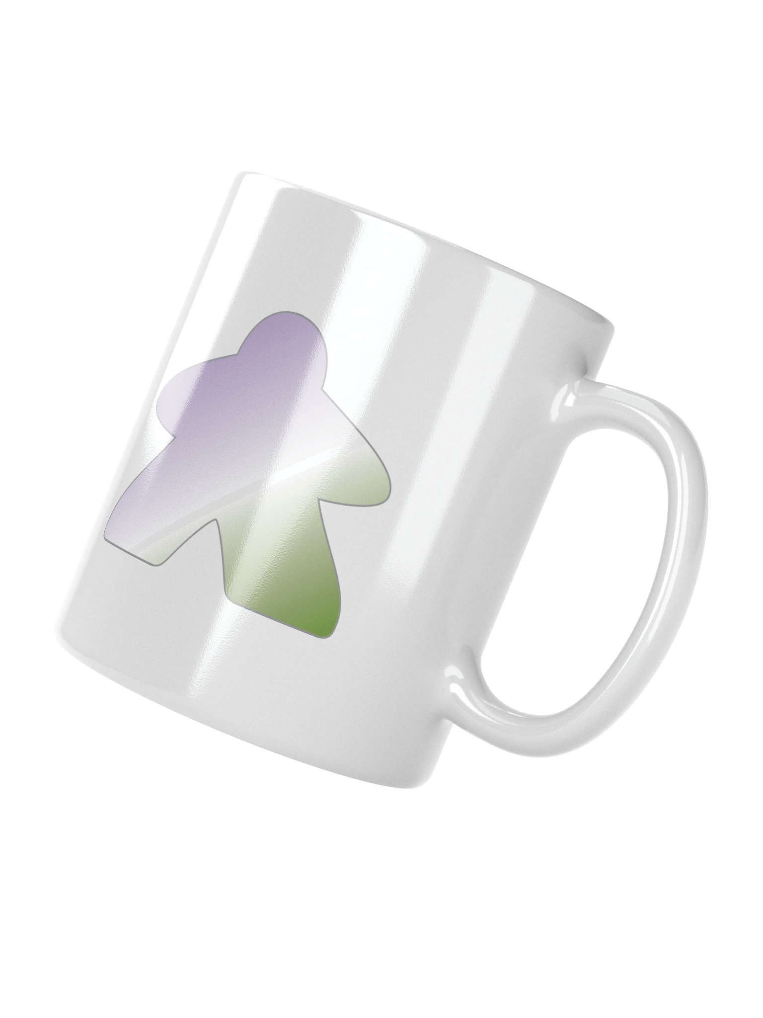 Genderqueer Pride Gradient Meeple Mug product image (2)